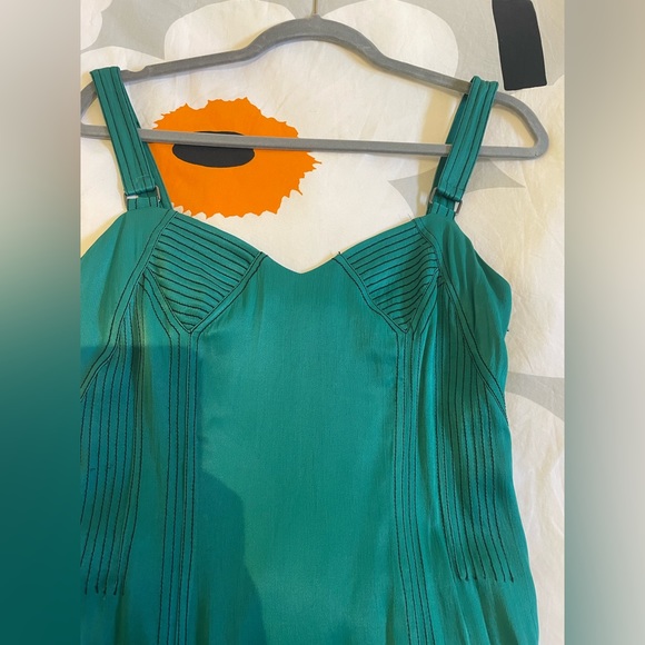Free people, turquoise bustier bodycon, size 4 - Picture 3 of 10